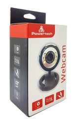 POWERTECH Web Camera PT-509 1.3MP, Plug & Play, μαύρη-thumb-1