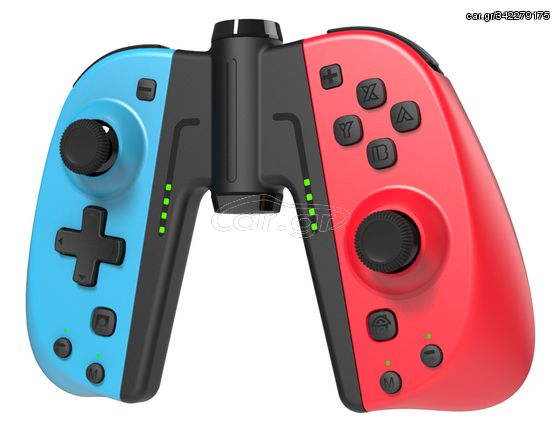 ROAR ασύρματο JoyCon gamepad RR-0015 για Nintendo Switch, μπλε & κόκκινο