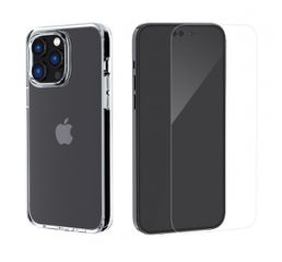 ROCKROSE θήκη & tempered glass 2.5D Premium για iPhone 14 Plus, διάφανο