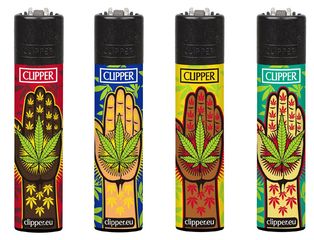 Clipper Αναπτήρας Μεγάλος - Hand Weed Design