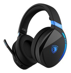 SADES gaming headset Warden I, wireless & wired. multiplatform BT, μαύρο