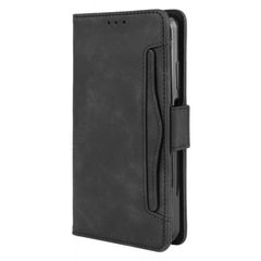 Θήκη Book Leather Wallet Motorola Moto G54 Black