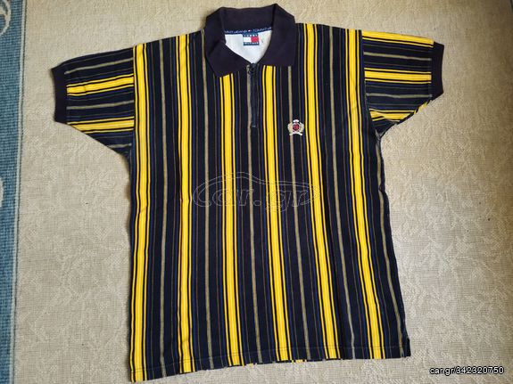 Vintage ριγέ μπλουζάκι Tommy Hilfiger Νο L