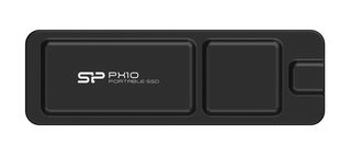 SILICON POWER εξωτερικός SSD PX10, 512GB, USB 3.2, 1050-1050MB/s, μαύρος