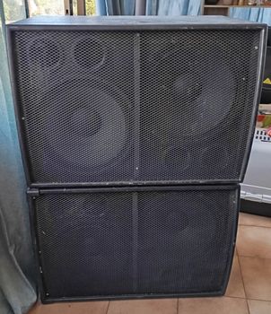 SUBWOOFER ΠΑΘΗΤΙΚΟ SLAUDIO 2X15" 2x1200W