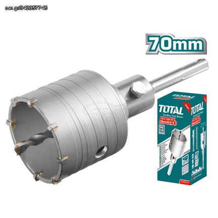 TOTAL ΔΙΑΜΑΝΤΟΚΟΡΩΝΑ ΜΠΕΤΟΥ SDS - PLUS 70mm (TAC430701)