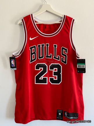 Φανέλα - Εμφάνιση Michael Jordan Chicago Bulls NBA Nike Jersey Κόκκινη Μέγεθος XL Συλλεκτική