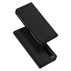 Dux Ducis Skin Pro Hülle für Sony Xperia 5 IV Flip Cover Card Wallet Stand schwarz