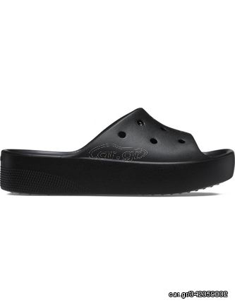 ΓΥΝΑΙΚΕΙΑ ΣΑΓΙΟΝΑΡΑ ΦΑΣΑ CROCS CLASSIC PLATFORM SLIDE 208180-001 black