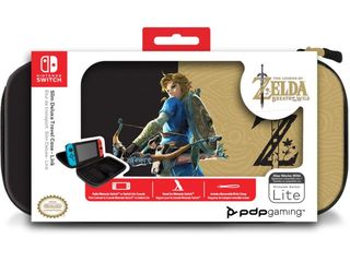 PDP - Slim Deluxe Travel Case for Nintendo Switch Zelda Gold/Black