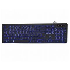 GEMBIRD 3-COLOR BACKLIGHT KEYBOARD BLACK