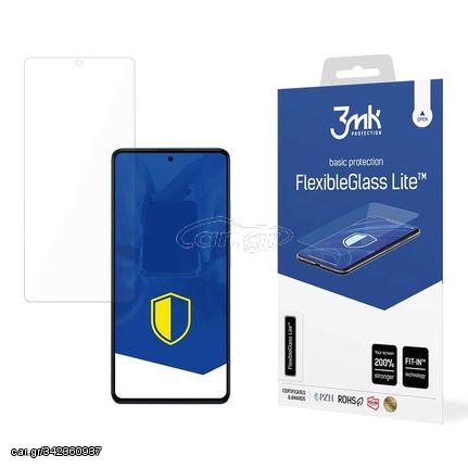 Tempered Glass for Xiaomi Redmi Note 12 5G / Poco X5 5G Hybrid Flexi 6H 3mk Series FlexibleGlass Lite