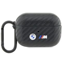 BMW BMAP2WMPUCA2 AirPods Pro 2 gen cover black/black Carbon Double Metal Logo