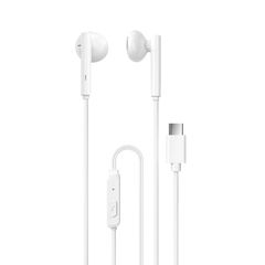 Dudao wired headphones USB Type C 1.2m white (X3B-W)