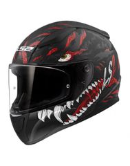 LS2 FF353 Rapid II Kaiju Matt Black/Red/White