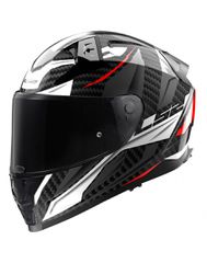 LS2 FF811 Vector II Carbon Savage White/Red/Grey