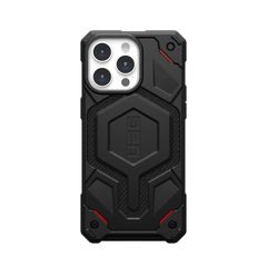 UAG Monarch Pro - protective case for iPhone 15 Pro Max, compatible with MagSafe (kevlar black)