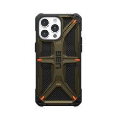 UAG Monarch - protective case for iPhone 15 Pro Max (kevlar element green)