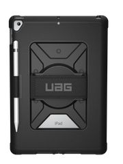 UAG Metropolis Hand Strap - protective case with an Apple Pencil holder and a hand holder for iPad 10.2" 7/8/9 generation (black)