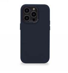 Decoded Leather Case with MagSafe for iPhone 14 Pro Max - navy blue