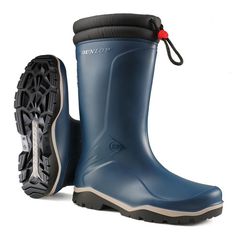 Γαλότσα Γόνατος Μπλε Με Γούνα Blizzard Dunlop - 033