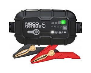 NOCO GENIUS5 ΦΟΡΤΙΣΤΗΣ-ΣΥΝΤΗΡΗΤΗΣ   Ο GENIUS5 είναι ένας φορτιστής συσσωρευτή, συντηρητής συσσωρευτή, και αποθειϊκωτής συσσωρευτή τάσεως 6-volt και 12-volt με ονομαστική ένταση 5 A για συσσωρευτές μολ