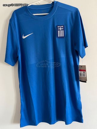 Φανέλα Εμφάνιση Εθνικής Ελλάδος Nike Dri-Fit T-Shirt μπλέ Μέγεθος M,L,XL 