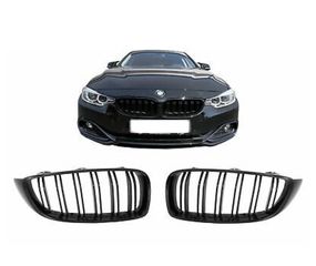 ΚΑΡΔΙΕΣ BMW 4 Series F32 F33 F36 (2013-03.2019) Double Stripe M Design Piano Black