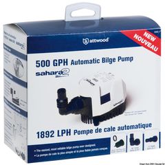 Automatic Bilge Pump Sahara MK2 500GPH 12V 1900 Liter/Hour With Tip