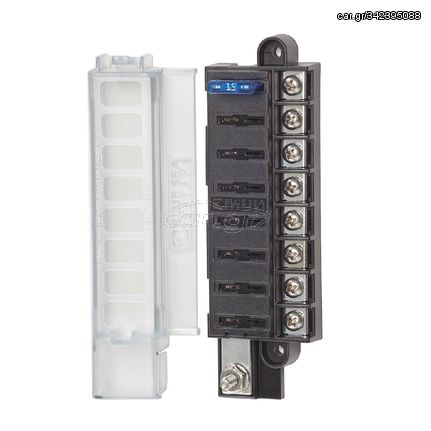 Blue Sea 8 Fuse Dispenser with Cover 5046