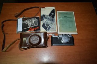 Leica IIIc D.R.P.  Ernst Leitz Wetzlar No.514344   made in Germany. 