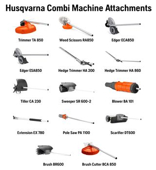 Πωλείται Πολυμηχάνημα Combi Husqvarna 535LK μαζί με έξτρα εξαρτήματα