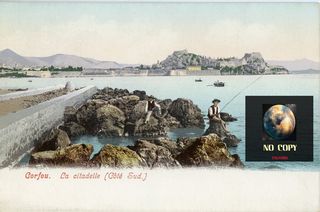 Κέρκυρα (δεκ. 1900) La citadelle (Cote Sud.) no 3924 - Παγκόσμιος Ταχυδρομικός Σύνδεσμος