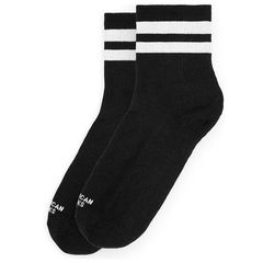 American Socks Black In Black Ankle High Socks  - AS116