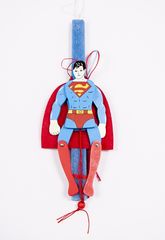 ΛΑΜΠΑΔΑ Μαριονέτα Άνθρωπος Κάπα Ξύλινη