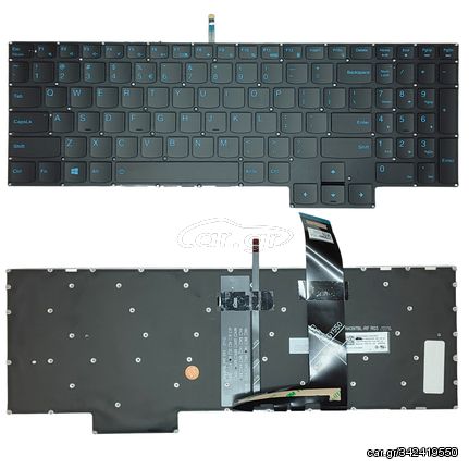 Πληκτρολόγιο - Laptop Keyboard για Lenovo IdeaPad Gaming 3 15IHU6 SN21B43703 5CB0Y99495 SF-2196 GY750 GY550 GY530 US Backlight Blue ( Κωδ.40712USBLBLUE )