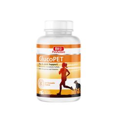 Bio PetActive GlucoPET Hip & Joint Support για την Υγεία των Αρθρώσεων σε Σκύλους και Γάτες 60 Δισκία, 90gr