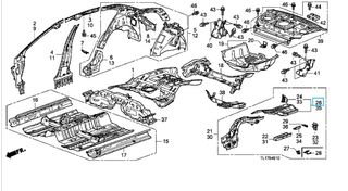 ΠΑΤΩΜΑ ΠΙΣΩ ΔΕΞΙΟ HONDA ACCORD '09-'15 (65630TL0G00ZZ)-thumb-2