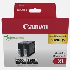 Canon Μελάνι Inkjet PGI-2500XL Black 2τμχ 9254B011