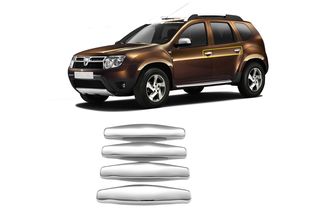 DACIA DUSTER 2009+ ΧΕΡΟΥΛΙΑ ΠΟΡΤΑΣ ΧΡΩΜΙΟ ΜΕΤΑΛΛΙΚΑ 4ΤΕΜ