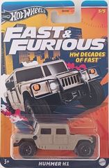Mattel Hot Wheels Fast  Furious: HW Decades of Fast - Hummer H1 Vehicle (HRW45)
