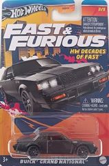 Mattel Hot Wheels Fast  Furious: HW Decades of Fast - Buick Grand National Vehicle (HRW43)