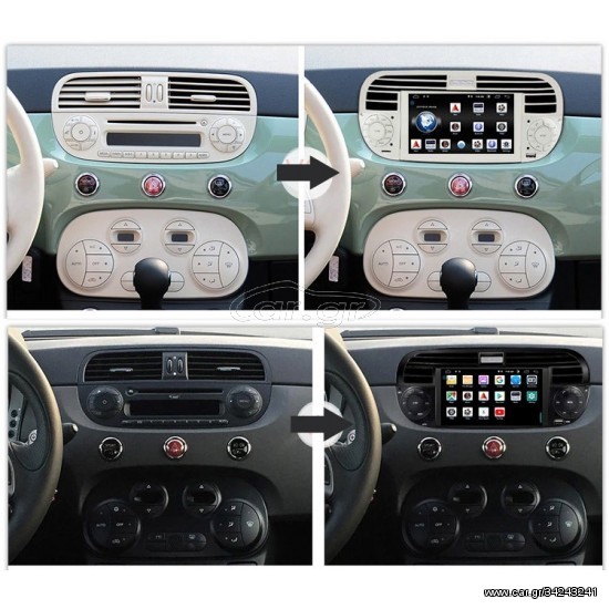 FIAT 500 MULTIMEDIA 2 DIN OEM ANDROID