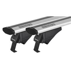 ΜΠΑΡΕΣ ΟΡΟΦΗΣ ΑΛΟΥΜΙΝΙΟΥ BLADE L SILVER 127cm ΜΕ ΑΚΡΑ ALFA HIGH ΓΙΑ FLUSH / STANDARD RAILS MENABO - 2 ΤΕΜ.