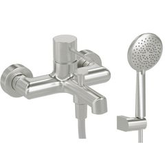 Orabella Terra Brushed Nickel 10315 - Μπαταρία λουτρού