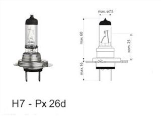 ΛΑΜΠΑ ΙΩΔΙΟΥ Η7 12V-55W Μ-TECH