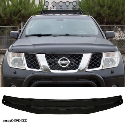 Ανεμοθραύστης  Αντιανεμικό Καπό Για Nissan Navara 2006-2015 Μαύρο Χρώμα