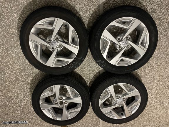 HYUNDAI I10 2019-2024 ΓΝΗΣΙΕΣ ΖΑΝΤΕΣ ΑΛΟΥΜΙΝΙΟΥ 15’’