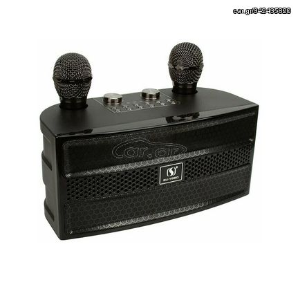 Ασύρματο ηχείο Bluetooth με 2 μικρόφωνα Karaoke - YS-202 - 887165 - Black