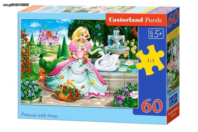 Puzzle 60 pcs. Princess with Swan